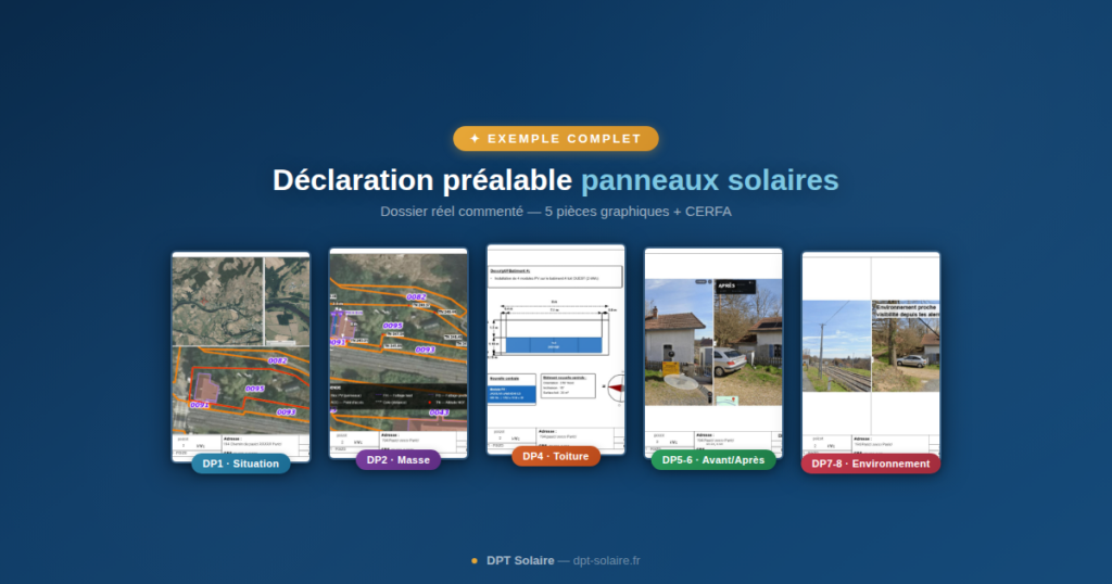 image exemple déclaration prealable de travaux photovoltaique