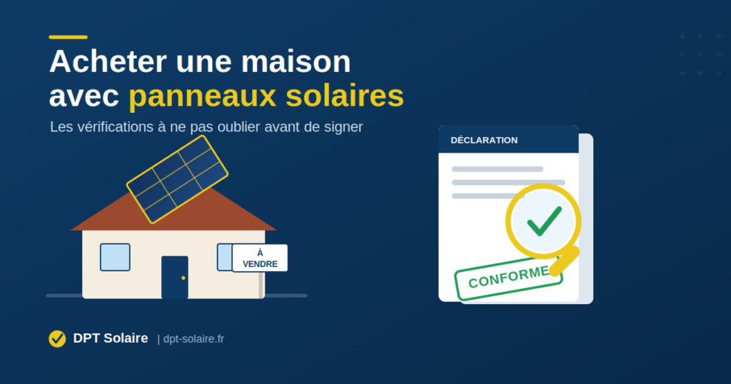 acheter maison avec panneaux solaires