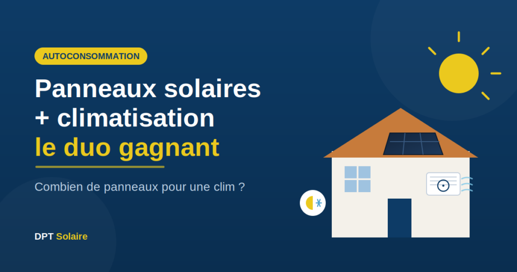 panneaux solaires climatisation