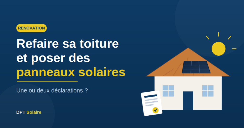 rénovation toiture plus panneaux solaires